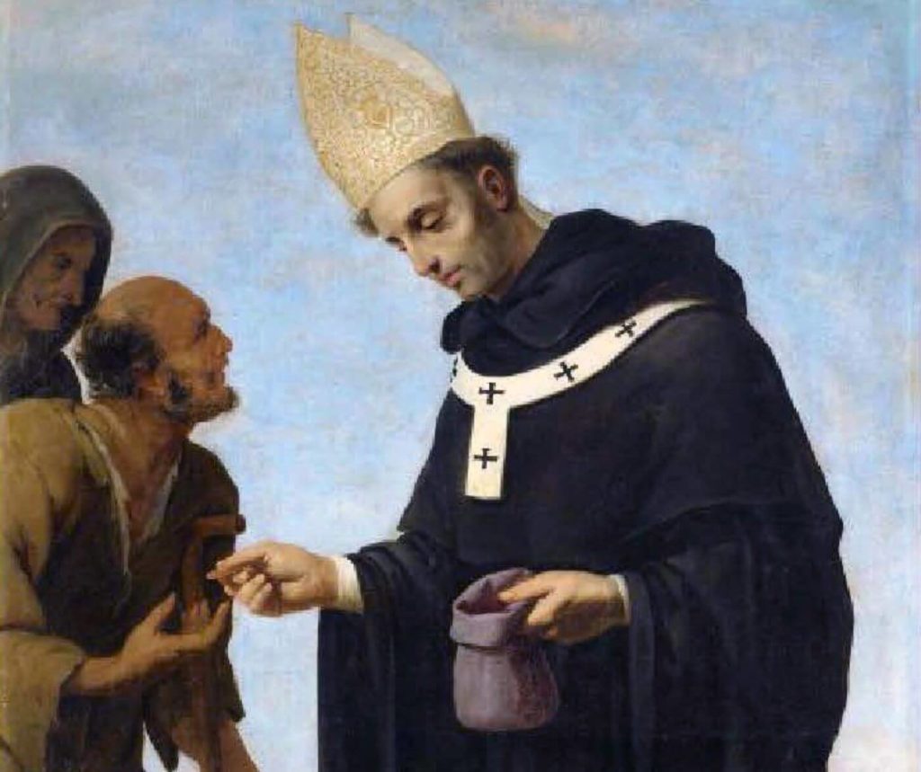 Santo Tomás de Villanueva por Zurbarán